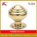TL-077 Spiral Ball With Holder (gold)